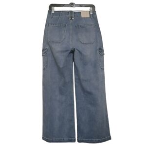 PAIGE Carly in Austyn Cargo Ankle Jeans 27 Wide Leg
